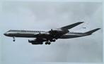 Zwart wit foto van KLM DC-8 PH-DCK, Ophalen of Verzenden, Gebruikt, Kaart, Foto of Prent
