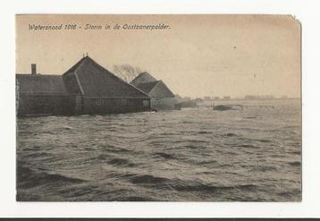 Oostzaan - watersnood 1916 - Storm in de Oostzanerpolder (1) beschikbaar voor biedingen