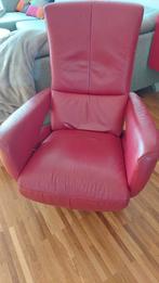 Huklia handmatig verstelbare relaxstoel leer., Huis en Inrichting, Ophalen, Leer, 50 tot 75 cm