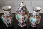 3 delig Japanse vazen, Ophalen of Verzenden, Overige kleuren, Aardewerk of Porselein, Minder dan 50 cm