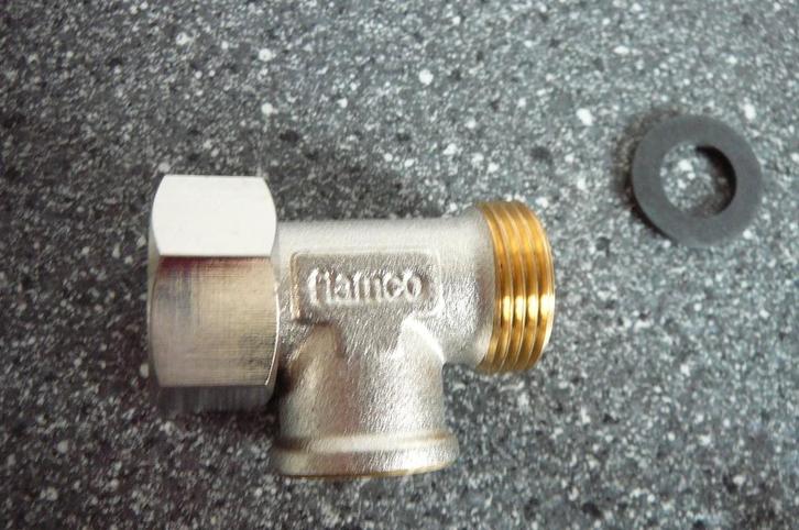 T STUK VOOR WATERSLAGDEMPER NIEUW, Doe-het-zelf en Verbouw, Sanitair, Nieuw, Kraan, Rvs, Ophalen