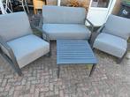 Tuinset/ loungeset, Tuin en Terras, Ophalen, 4 zitplaatsen, Gebruikt, Bank