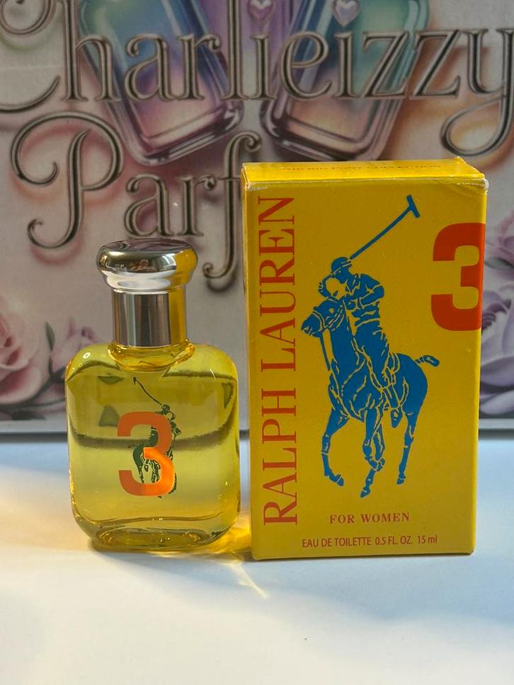 Ralph Lauren - big pony 3 miniature 15ml edt, Verzamelen, Parfumverzamelingen, Nieuw, Miniatuur, Gevuld, Ophalen of Verzenden