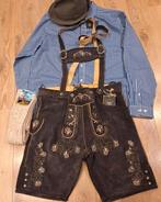 Lederhose 54 overhemd kousen hoed oktoberfeest, Ophalen of Verzenden, Nieuw, Maat 56/58 (XL)