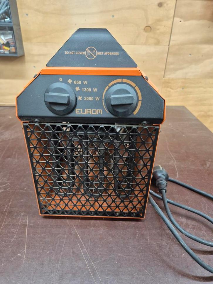 EUROM Elektrische Kachel - Delta 2000, Doe-het-zelf en Verbouw, Verwarming en Radiatoren, Gebruikt, Kachel, 800 watt of meer, Minder dan 30 cm