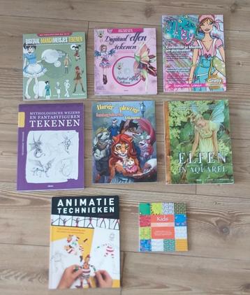8 Tekenboeken en creatieve boeken voor 10 euro! beschikbaar voor biedingen