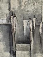 Abstract Schilderij - 1.00 x 1.00, Antiek en Kunst, Ophalen