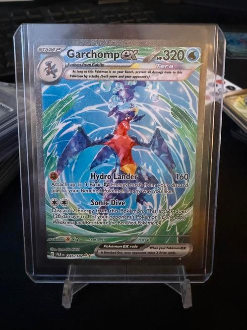 Garchomp EX paradox rift #245 (PAR), Hobby en Vrije tijd, Verzamelkaartspellen | Pokémon, Zo goed als nieuw, Losse kaart, Ophalen of Verzenden