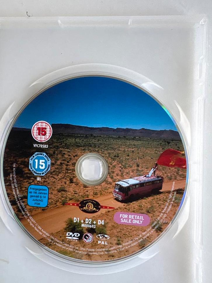 DVD The Adventures of Priscilla (zonder inlay), Cd's en Dvd's, Dvd's | Overige Dvd's, Gebruikt, Vanaf 16 jaar, Ophalen of Verzenden