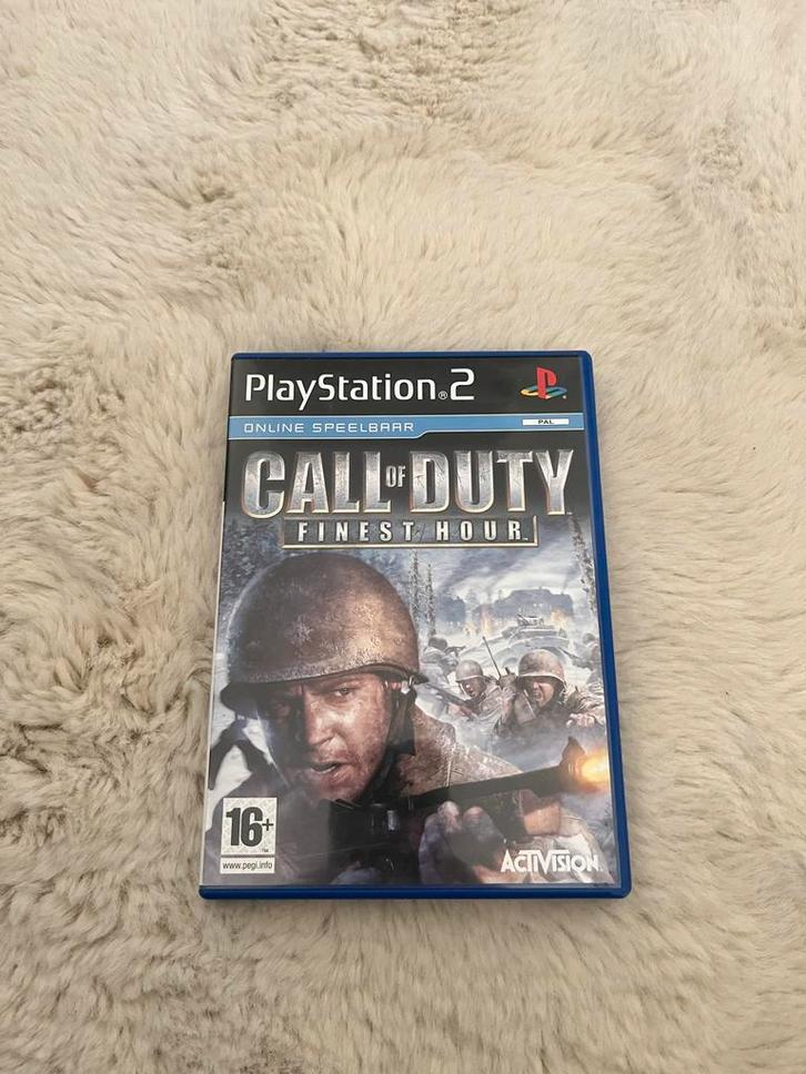 Call of Duty: Finest Hour - PlayStation 2, Spelcomputers en Games, Games | Sony PlayStation 1, Gebruikt, Shooter, 1 speler, Vanaf 16 jaar