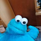 Grote Koekiemonster handpop knuffel 48 cm groot, Ophalen of Verzenden