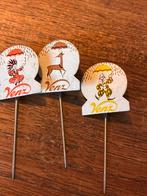 Vintage Venz Speldjes - Set van 3, Ophalen of Verzenden, Gebruikt, Figuurtje, Speldje of Pin