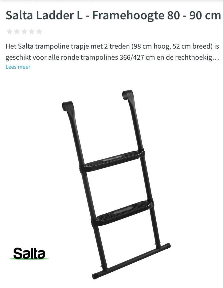 Salta Trampoline Comfort Edition 366 x 244 cm, Kinderen en Baby's, Speelgoed | Buiten | Trampolines, Gebruikt, Ophalen