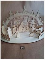 Houten kerststal, Diversen, Kerst, Onbekend, Ophalen of Verzenden, Zo goed als nieuw, Losse verkoop