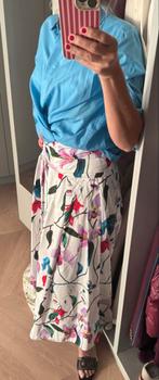 Natan Lange Katoenen Rok met Bloemenprint, Maat 38/40 (M), Overige kleuren, Verzenden, Nieuw