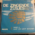 De Zingende Zusjes - Dank U / Laat Uw Licht Schijnen Single, Cd's en Dvd's, Gebruikt, 7 inch, Single, Ophalen of Verzenden