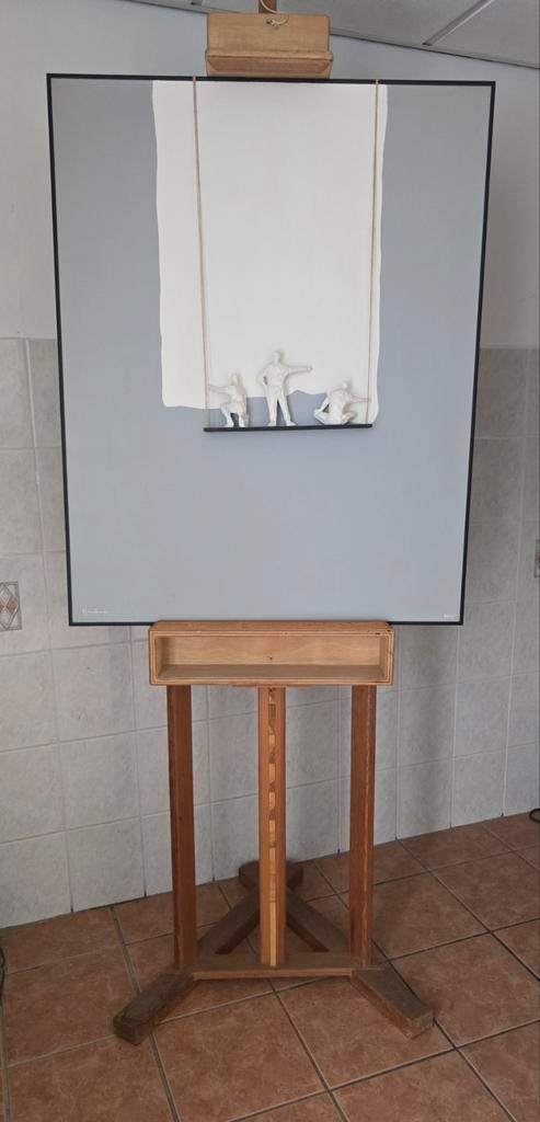Een werk van Willem Kerkhof, Antiek en Kunst, Kunst | Schilderijen | Abstract, Ophalen