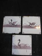 3 antieke tegels. 13,5x13,5cm, Antiek en Kunst, Antiek | Wandborden en Tegels, Ophalen of Verzenden