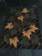 Dralon deken bruin tinten bladeren, Huis en Inrichting, Woonaccessoires | Plaids en Woondekens, Ophalen of Verzenden, Gebruikt