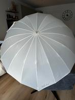 Bruiloft paraplu, just married, Sieraden, Tassen en Uiterlijk, Paraplu's, Ophalen, Zo goed als nieuw, Wit