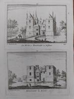 139-140 / Huis te Spangen in welstand en als ruine, Antiek en Kunst, Kunst | Etsen en Gravures, Ophalen of Verzenden