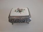 Antiek sieradendoosje met vogels, Antiek en Kunst, Ophalen of Verzenden