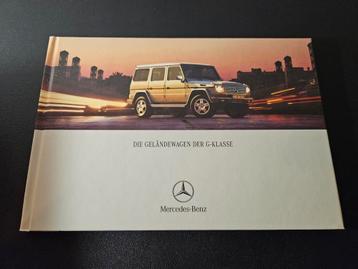Brochure Mercedes-Benz G-klasse 2001 beschikbaar voor biedingen