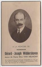 Gerard J. Widdershoven  1875 Hoensbroek + 1942 Ixelles (B), Verzenden
