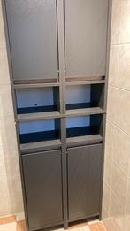 badkamerkast grijs. 1.80 hoog 0,64 breed 0,28 diep, Ophalen, Meerdere deuren, 50 tot 100 cm, Zo goed als nieuw