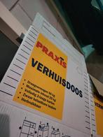 Verhuisdozen Praxis & Gamma (5x 50L) - Zo Goed Als Nieuw, Doe-het-zelf en Verbouw, Kratten en Dozen, Ophalen, Doos, Opvouwbaar