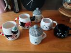 Vrolijke Koffiemokken / Theekoppen Set, Huis en Inrichting, Ophalen of Verzenden, Zo goed als nieuw