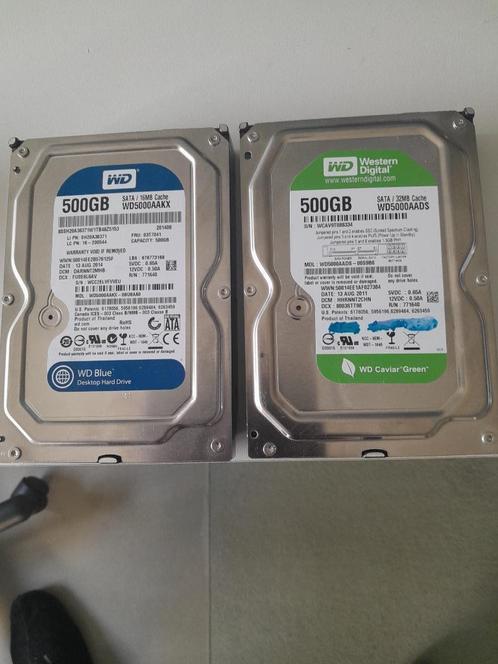 Opruiming diverse merken SATA Harddisks 3½ inch (getest), Computers en Software, Harde schijven, Gebruikt, Desktop, Intern, HDD