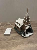Kerststal Kerk met Verlichting, Diversen, Kerst, Ophalen, Zo goed als nieuw