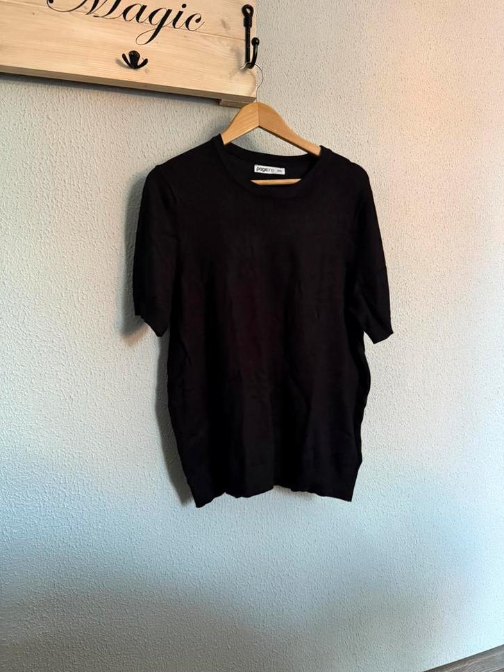 Nieuw shirt, Kleding | Dames, T-shirts, Zo goed als nieuw, Maat 42/44 (L), Zwart, Korte mouw, Ophalen of Verzenden