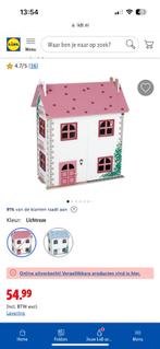 Poppenhuis roze, Ophalen, Gebruikt, Poppenhuis