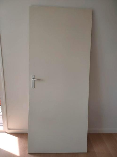 Opdekdeur 83 x 201,5 rechtsdraaiend, Doe-het-zelf en Verbouw, Deuren en Horren, Gebruikt, Binnendeur, 200 tot 215 cm, 80 tot 100 cm