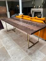 Dutchbone class eettafel visgraat, Huis en Inrichting, Tafels | Eettafels, Ophalen, Gebruikt, 200 cm of meer, 50 tot 100 cm