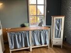 IKEA diverse kastjes met blauwe geruite stof, Huis en Inrichting, Kasten | Overige, Ophalen, Gebruikt