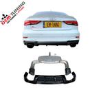 RS3 BUMPER Diffuser | AUDI A3 8V | 2016-2019 | SLINE Sedan, Ophalen of Verzenden