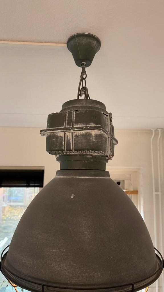 Eetkamerlamp - Industrieel Design, Huis en Inrichting, Lampen | Hanglampen, Zo goed als nieuw, Minder dan 50 cm, Metaal, Ophalen