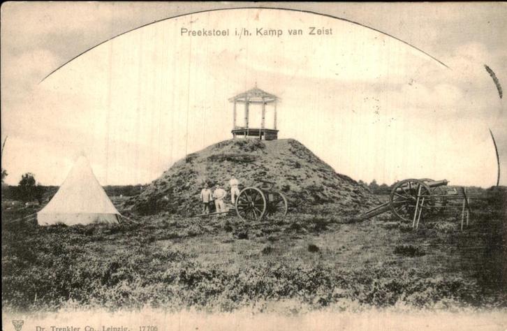 Kamp van Zeist - Preekstoel, Verzamelen, Ansichtkaarten | Nederland, Gelopen, Utrecht, Voor 1920, Ophalen of Verzenden