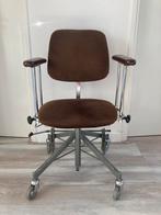 Vintage burostoel(bureaustoel) in perfecte staat, Ergonomisch, Ophalen of Verzenden, Bureaustoel, Bruin