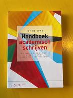 Handboek academisch schrijven  ISBN: 9789046906347, Ophalen of Verzenden, Zo goed als nieuw, Uitgeverij Coutinho