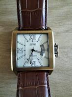 Prachtig en luxe Esprit ES101291001 horloge in nieuwstaat!!!, Leer, Staal, Ophalen of Verzenden, Zo goed als nieuw