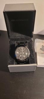 Emporio Armani Horloge Zwart AR2453, Overige merken, Staal, Staal, Polshorloge