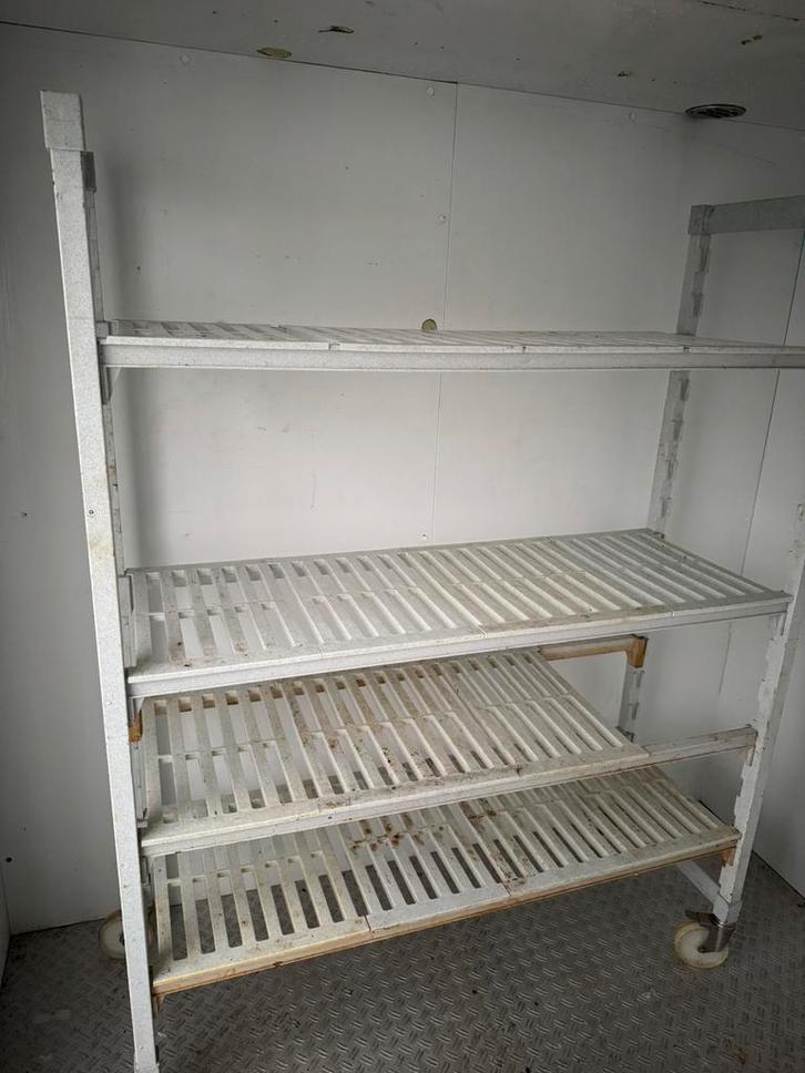 Stellingen voor vriescel of koelcel zwaar rvs / plastic, Huis en Inrichting, Kasten | Stellingkasten, Zo goed als nieuw, Ophalen of Verzenden