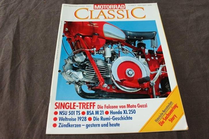 Motorrad Classic no 5 1993 BSA M21 NSU 501 XL250 Falcone, Boeken, Motoren, Gelezen, Ophalen of Verzenden