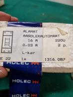 aardlekschakelaar automaat 220v 16a, Ophalen of Verzenden, 'T Olde Gre-j, Info@toldegrej.nl, Endepoelstraat 20f Didam