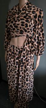 Set NIEUW Luipaardprint Maat M, Ophalen of Verzenden, Nieuw, Maat 38/40 (M), Bruin