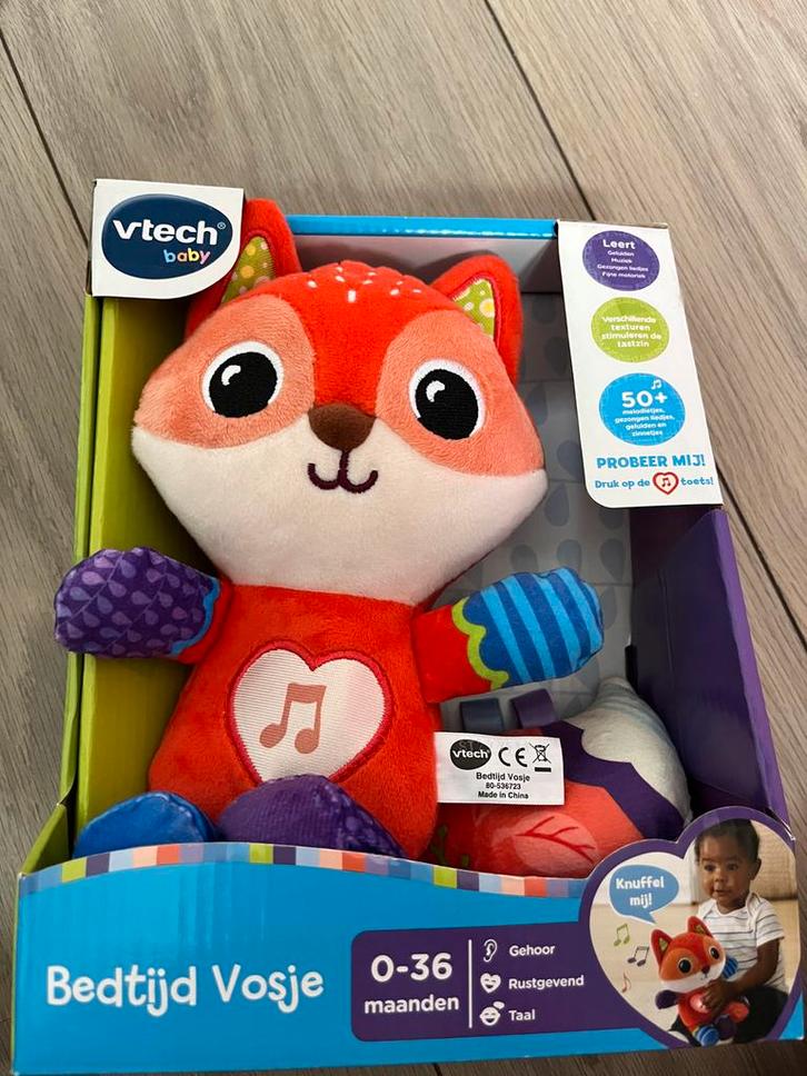 VTech Baby Bedtijd Vosje - Nieuw in doos!, Kinderen en Baby's, Speelgoed | Babyspeelgoed, Nieuw, Overige typen, Met licht, Met geluid
